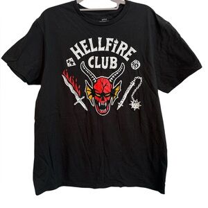 MAD Engine Black Hellfire Club Graphic Tee